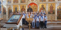Воспитанники детского сада «Искорка» посетили храм святой Ксении Петербургской в Новобурейском - Благовещенская епархия