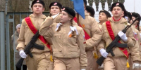 Парад, посвящённый 10-летию «Юнармии», прошёл в Архангельске - ГТРК Поморье