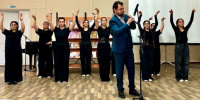 Он заиграл, и полилась чарующая мелодия - игумен Марк побывал на необычном концерте в Сызрани - КТВ-ЛУЧ