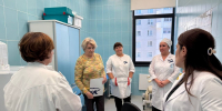 Ирина Архангельская провела обход поликлиники - VidnoeInform.Ru